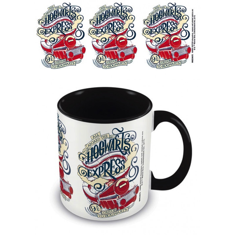 HARRY POTTER - Hogwarts Express Black - Mug intérieur coloré 315ml