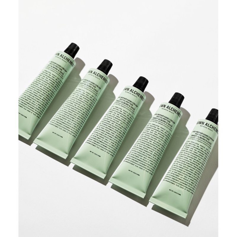 Grown Alchemist Age-Repair Hand Cream with Phyto-Peptides, Sweet Almond Oil, and Sage 40mL