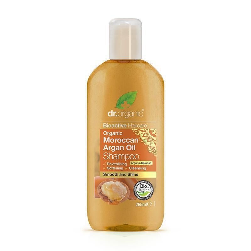 Dr Organic Moroccan Argan Oil Shampoo Natural Vegan Cruelty Free Paraben & SLS Free Eco Friendly Recyclable Packaging