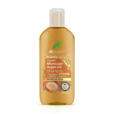 Dr Organic Moroccan Argan Oil Shampoo Natural Vegan Cruelty Free Paraben & SLS Free Eco Friendly Recyclable Packaging