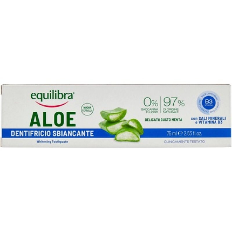 Equilibra Aloe Vera Whitening Toothpaste Gel 75ml