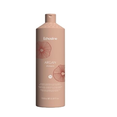 Echosline Nourishing Shampoo with Argan Oil for Sensitive, Treated, and Devitalized Hair 1000ml