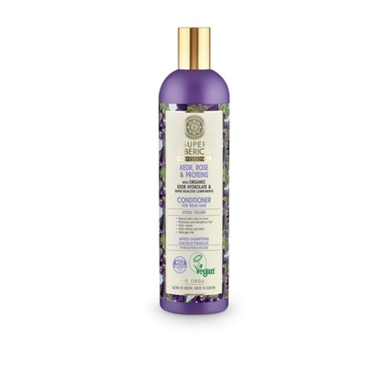 Super Siberica Kedr, Rose & Proteins Conditioner for Weak Hair 400ml