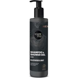ORGANIC SHOP Men Blackwood 2in1 Shampoo & Shower Gel 280ml