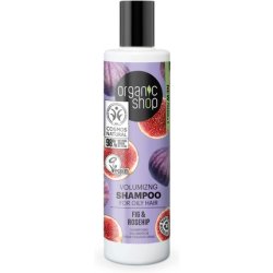 Organic Shop Volumizing Shampoo for Oily Hair Fig and Rosehip 280ml