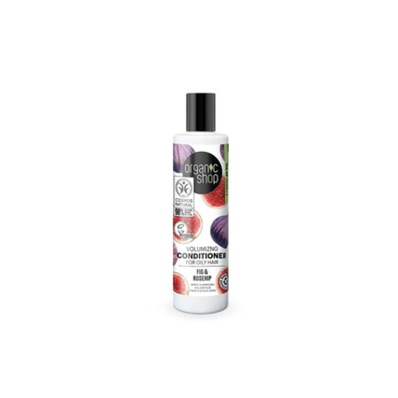 Organic Shop Volumizing Conditioner for Oily Hair Fig and Rosehip 280ml