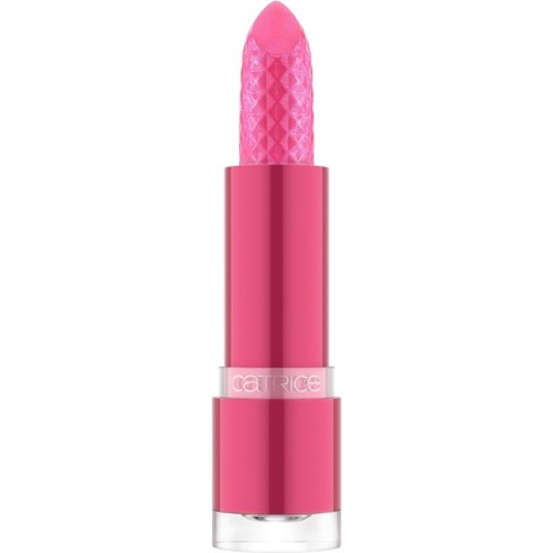 Catrice Glitter Glam Glow Lip Balm Lipstick No. 010 Pink Moisturizing Nourishing Color-Adapting Vegan Paraben-Free