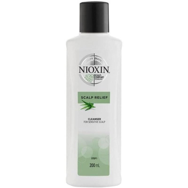 Nioxin Scalp Relief Shampoo 200ml - Shampoo for Dry and Itchy Scalp
