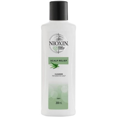 Nioxin Scalp Relief Shampoo 200ml - Shampoo for Dry and Itchy Scalp