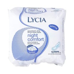 Lycia Ultra Night Pads with Wings 10 Count