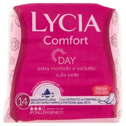 Lycia Ultra Women's Sanitary Pads with Wings 14 Count
