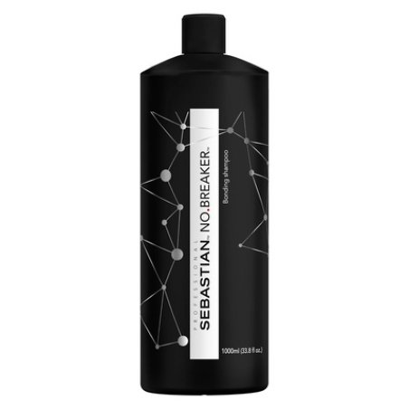 Sebastian Professional NO.BREAKER Bonding Shampoo Strengthens Damaged Hair Intensive Care For Soft Smooth Hair 1L Green