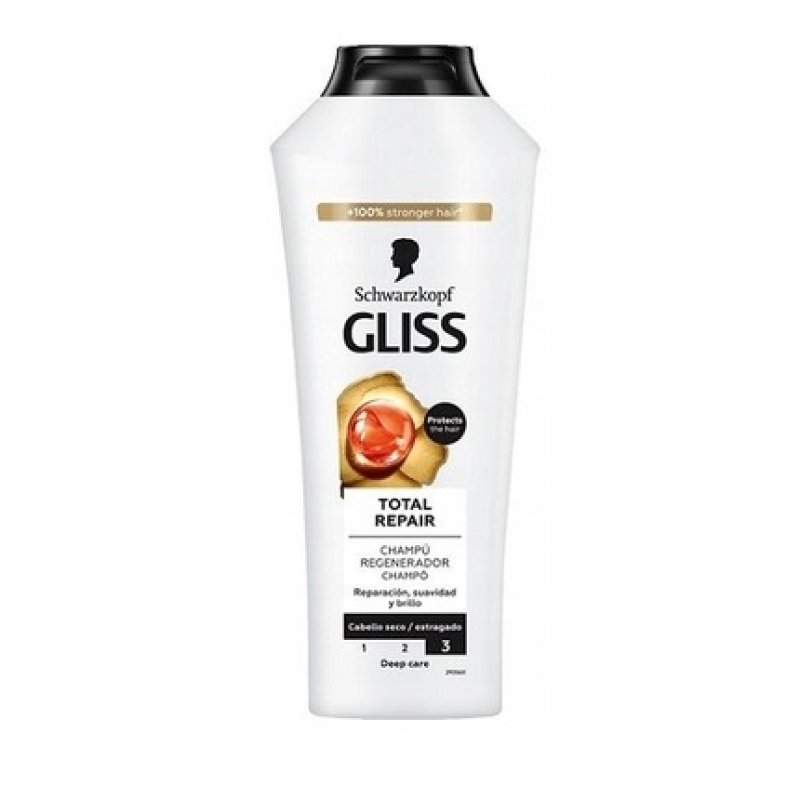 Gliss Total Repair Shampoo - 400 Ml