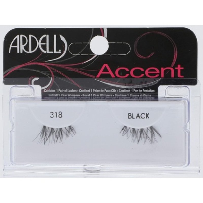 Ardell Accent Style Black Eye Lashes Number 318