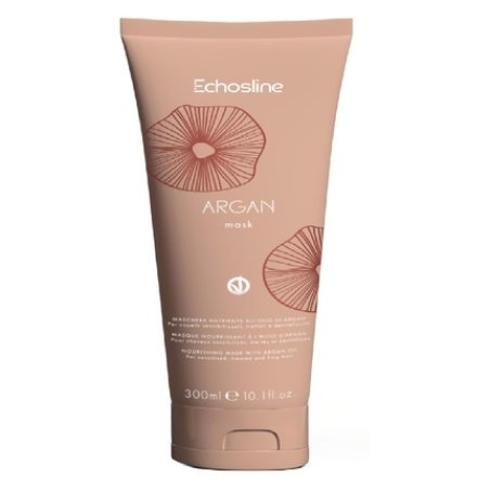 Echosline Nourishing Mask with Argan Oil for Sensitive, Treated, and Devitalized Hair 300ml