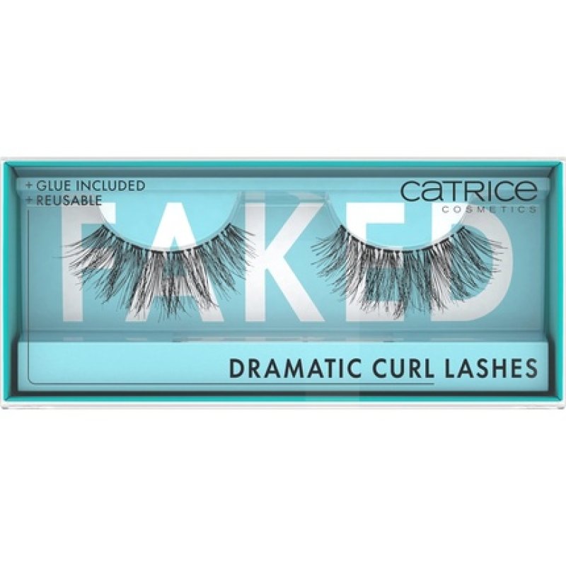 Catrice Faked Dramatic Curl Lashes Black Easy to Remove Extreme Volume Instant Result Long-lasting Nanoparticle Free