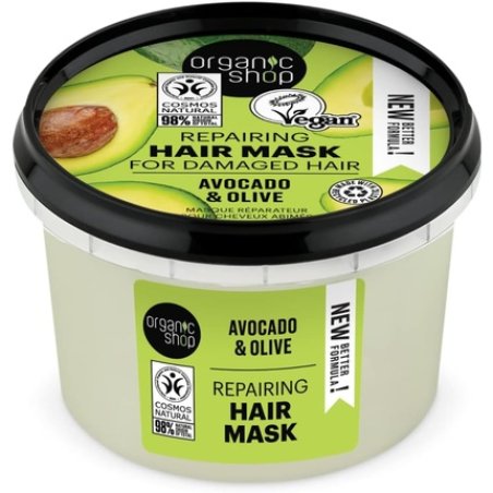 Organic Shop Hair Mask Express Repair Avocado and Honey 250ml