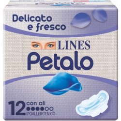 Lines Petalo Ultra Day Pads with Wings 12 Units 80g