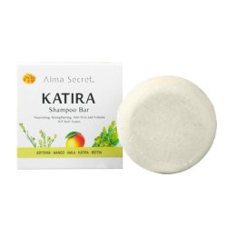 Katira Bar Solid Shampoo Strengthening and Moisturizing Anti-Frizz Curly Method Shampoo Sulfate Paraben Silicone Free