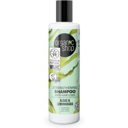 Organic Shop Strengthening Shampoo Anti-Hair Loss Algae and Lemongrass 280ml