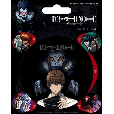 DEATH NOTE - Vinyl Stickers - Characters