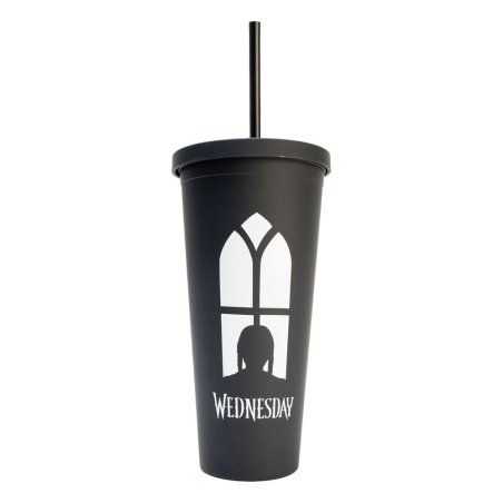 Wednesday gobelet Tumbler avec pailles 485 ml