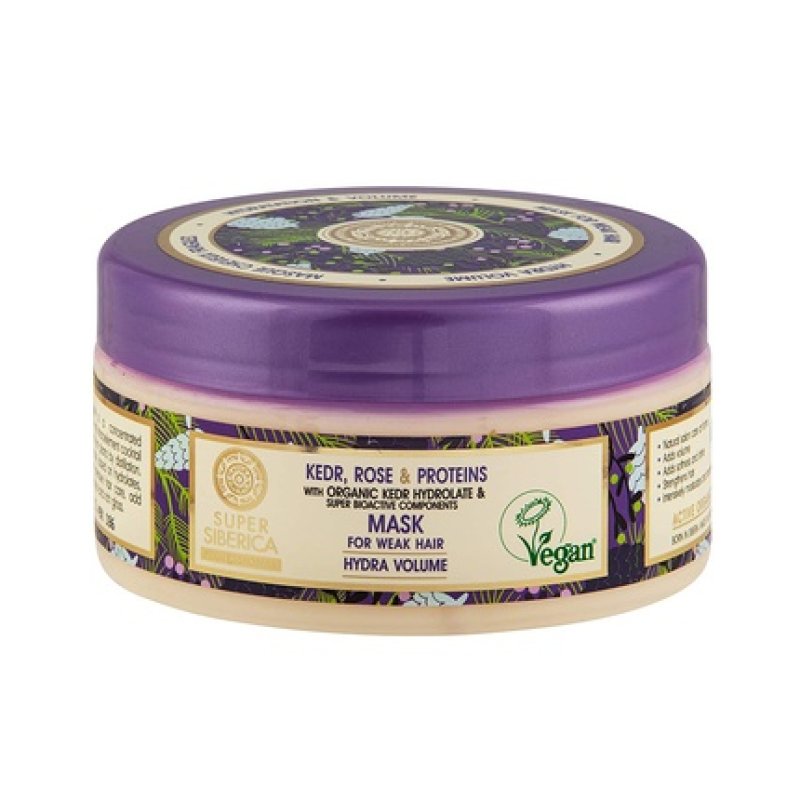 Natura Siberica Super Cedar Rose and Proteins Mask for Weak Hair 300ml