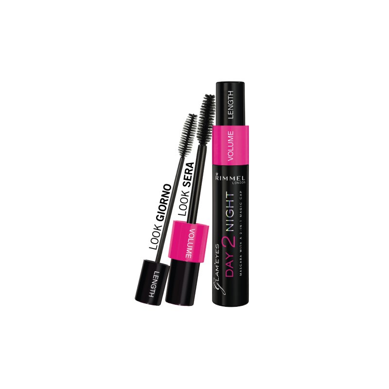 Rimmel Day 2 Night mascara pour cil 001 Black 9,5 ml