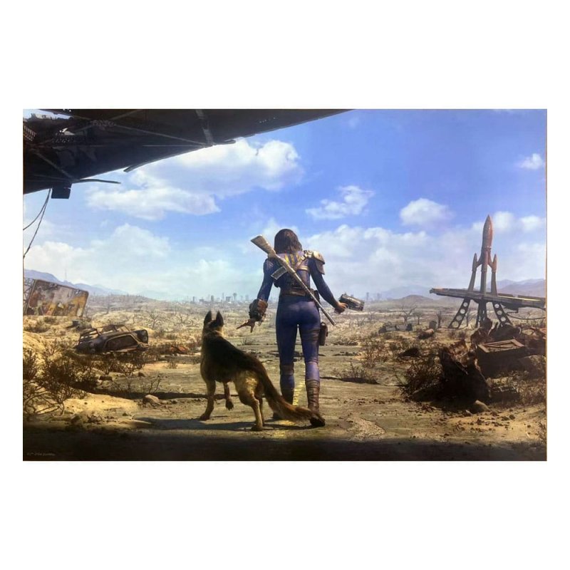 Fallout 4 impression Art Print Neighborhood Patrol 30 x 40 cm - non encadrée