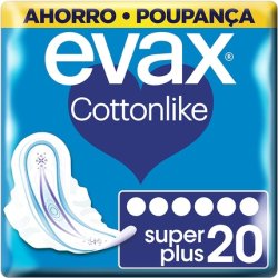 Evax Cottonlike Sanitary Towels with Superplus Wings