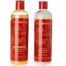 Creme Of Nature Argan Oil Sulfate-Free Shampoo & Intensive Conditioning 12oz