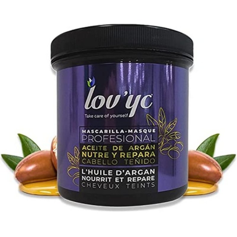 Lov'yc Professional Hair Mask with Argan Oil for Nourishing and Repairing Colored Hair 23.7 fl oz