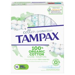 TAMPAX Cotton Protection Super