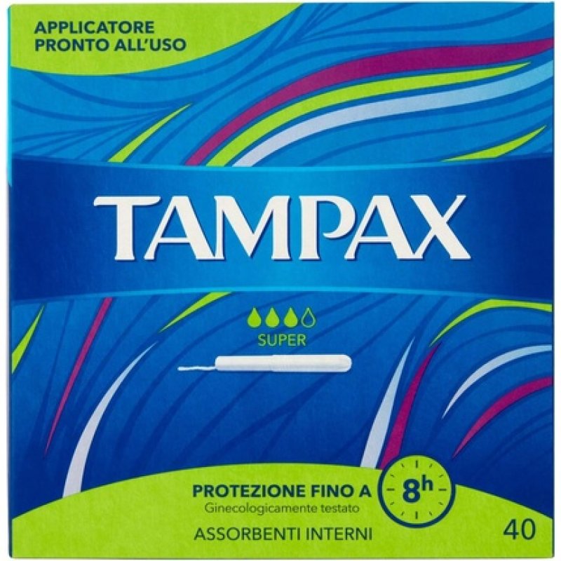 TAMPAX Intimate Hygiene Tampons Super 40.0
