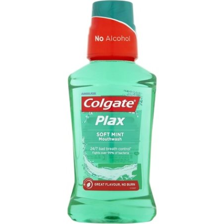 Colgate Plax Soft Mint Alcohol Free Antibacterial Mouthwash 0.3kg