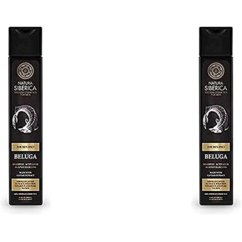 Natura Siberica Men's Beluga Shampoo Activator Against Hair Loss 250ml