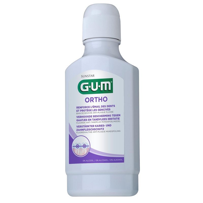 Gum Ortho Mouthwash 300ml Alcohol-Free