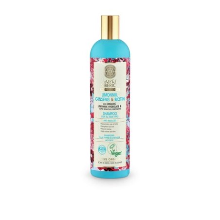 Natura Siberica Super Limonnik Ginseng & Biotin Natural Shampoo 13.53 fl oz