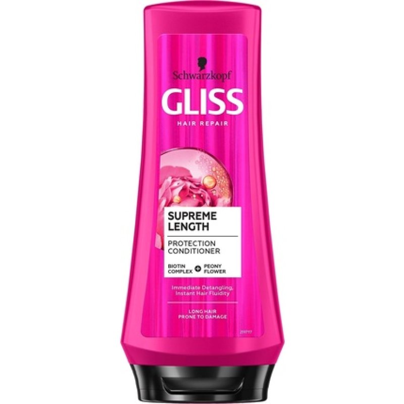 Schwarzkopf Gliss Supreme Length Conditioner for Long and Resilient Hair 200ml