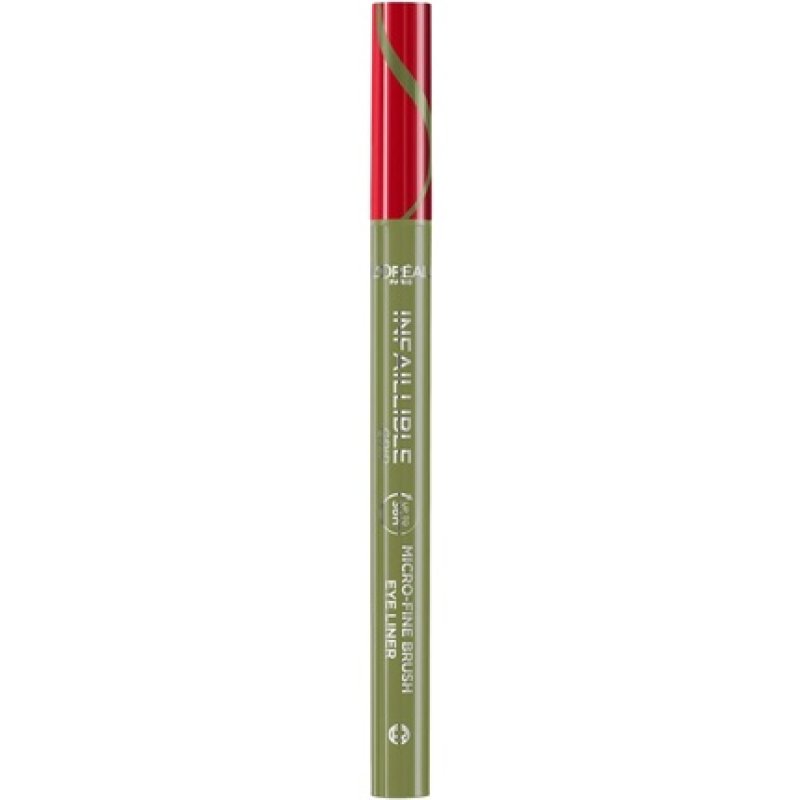 L'oreal Paris - Liquid Eyeliner Infallible Grip 36h Micro fine Brush 05 Sage Green 0.4g
