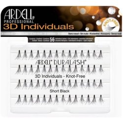 3D Individual Short Black False Eyelashes
