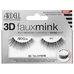 ARDELL Professional 3D Faux Mink 857 Synthetic Vegan Black Eyelashes