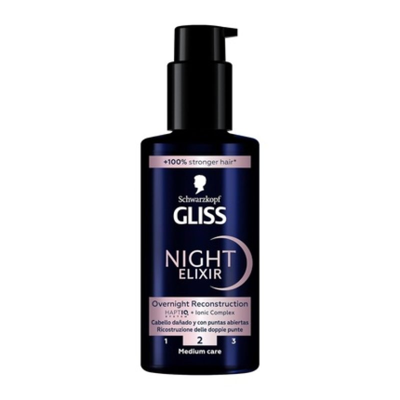 Gliss Night Elixir Split Hair Mask with Mira 100ml