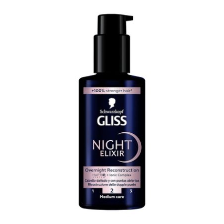 Gliss Night Elixir Split Hair Mask with Mira 100ml