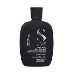 ALFAPARF MILANO Semi Di Lino Detoxifying Low Shampoo Clarifying Shampoo for Build Up & Other Impurities Gentle Hard