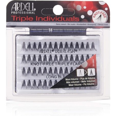 ARDELL Triple Individuals Knot-Free Long Black Eyelashes 25g
