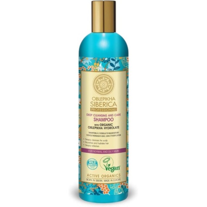 Natura Siberica Professional Oblepikha Deep Cleansing and Care Shampoo for Normal and Oily Hair