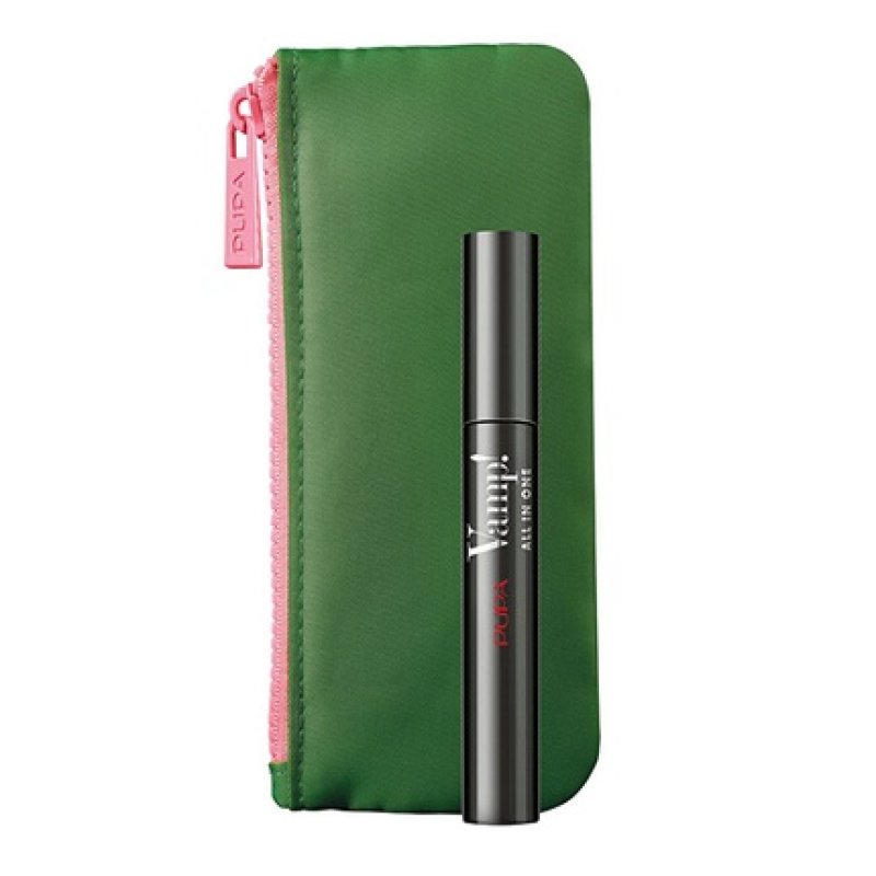 Pupa Milano Volumizing And Lengthening Mascara With Vamp Bag! All In One - 9 Ml
