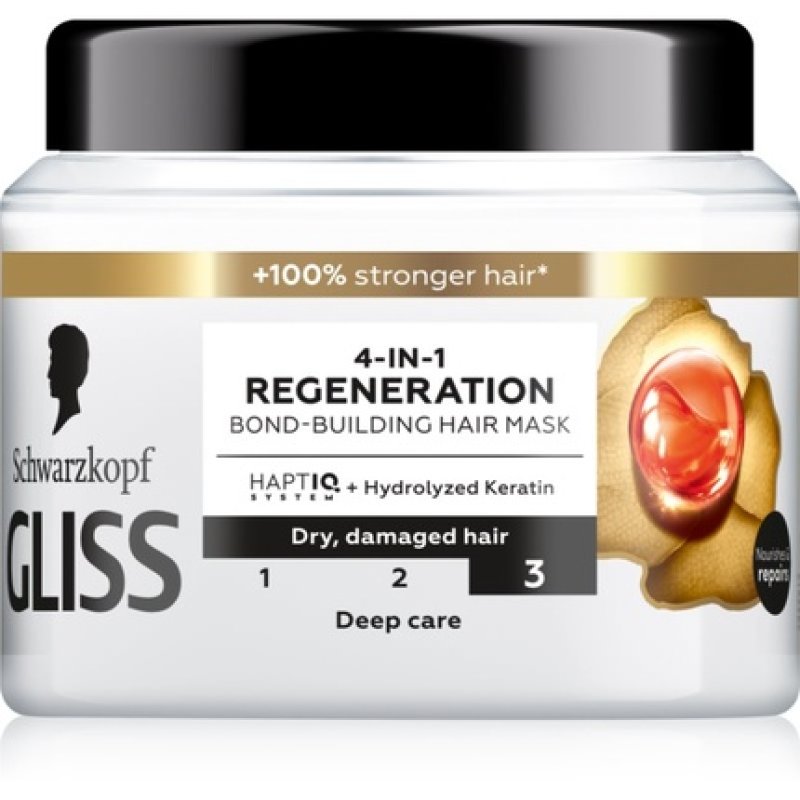 GLISS Aqua Revive Strengthening 4-in-1 Regeneration Hair Mask - 400ml