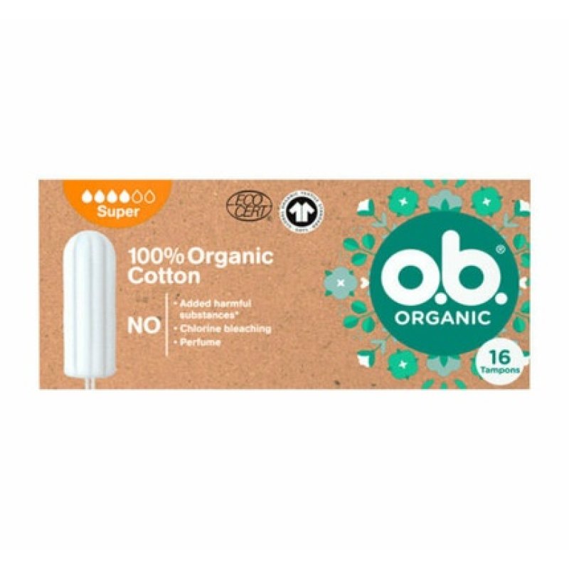 O.B. Organic Super Tampons